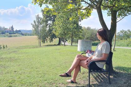 Y hace un tiempo hice un viaje a Italia con amigas, les mostr mis lugares, mi familia, mis amigos. Al regreso una amiga me dijo: vos sos otra persona en Italia, hasta te cambia el timbre de la voz.