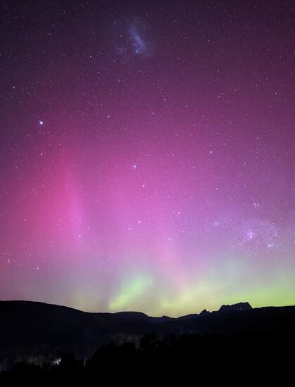 ....y las noches despejadas se podían llegar a ver auroras australis.