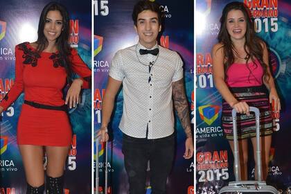 Y los últimos en entrar a la casa: María Paz, Eloy y Camila