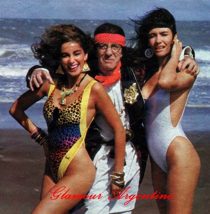 ¡Y si no me tienen fe! Beatriz Salomón, El Mano Santa y Susana Romero, llevados por el viento de la playa