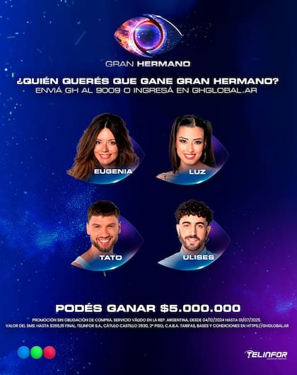 Ya está habilitada la opción para votar al nuevo ganador de Gran Hermano 2025