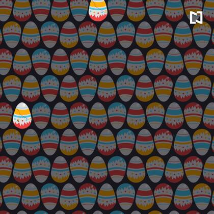 ¿Ya pudiste encontrar los dos huevos de Pascua rotos? ¿Cuánto tiempo tardaste en encontrarlos?