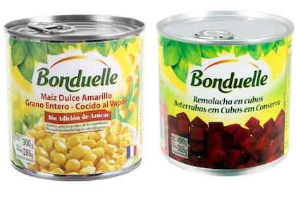 Ya se consiguen las latas de conserva de la marca francesa Bonduelle en la Argentina