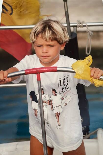 Yago prácticamente se crio en los barcos