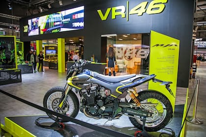 Yamaha MYA VR46. Concept de Flat Tracker (óvalos) impulsado por Valentino Rossi