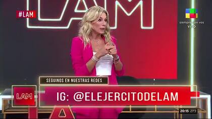 Yanina Latorre, al frente de LAM en reemplazo de Ángel de Brito, conserva los promedios del programa