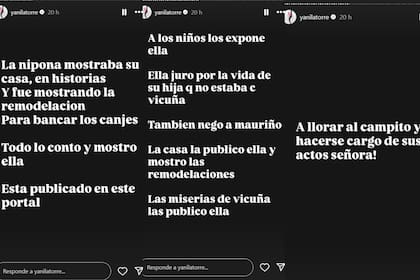 Yanina Latorre apuntó contra la China Suárez y no se guardó nada (Foto: Captura Instagram/@yanilatorre)