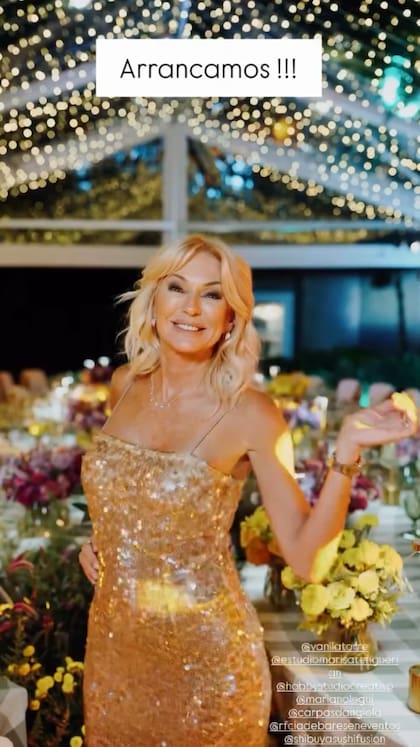 Yanina Latorre celebró sus 57 años con una megafiesta (Foto: Instagram @yanilatorre)