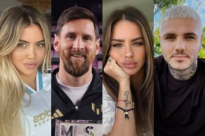 Yanina Latorre contó que Lionel Messi charló con ella sobre el Wanda Gate, el escándalo protagonizado por Wanda Nara, la China Suárez y Mauro Icardi (Foto: Instagram @wanda_nara / @leomessi / @sangrejaponesa / @mauroicardi)
