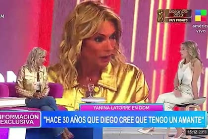 Yanina Latorre dialogó con Mariana Fabbiani y el equipo de DDM y tocó tanto temas del espectáculo como de su relación con Diego Latorre