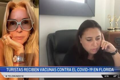 Yanina Latorre mostró la vacunación de su madre en sus redes sociales y fue una de las apuntadas por la TV de Miami