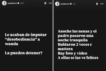 Yanina Latorre publicó una historia en la que aseguró que la conductora de Masterchef está imputada (Foto: Instagram @yanilatorre)