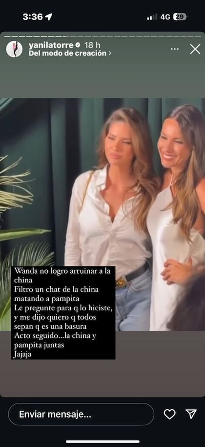 Yanina Latorre reveló qué habló con Wanda Nara