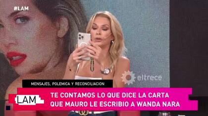 Yanina Latorre, su celular y la "data"