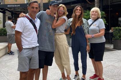 Yanina Latorre viajó con su familia a Miami
