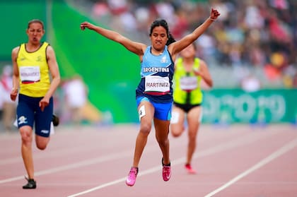 Yanina Martinez conquistó el oro en los 100 mts