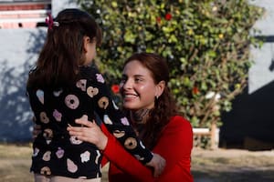 Yanina y su hija Tiziana en el centro Reto a la Vida, en Córdoba