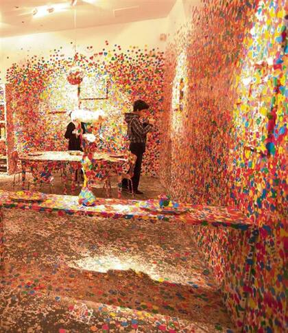 YAYOI KUSAMA. Fue la muestra más visitada del Malba