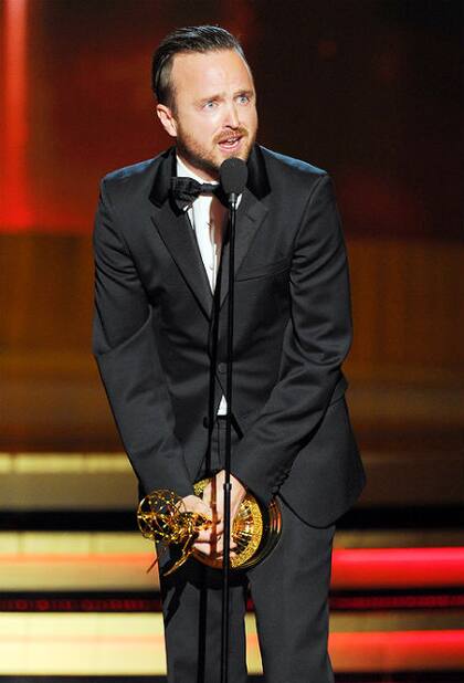 Yeah, bitch! Emmys! Aaron Paul, ganador por Breaking Bad