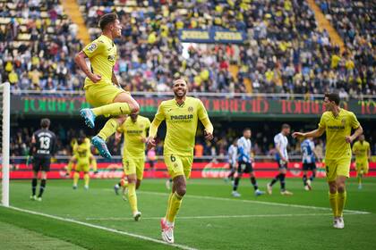 Yeremy Pino marcó 4 goles en la victoria de Villarreal sobre Espanyol por 5-1