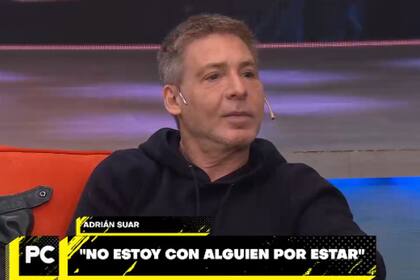 “Yo no puedo inventarme estar con alguien por estar", dijo Suar (Foto: Captura de TV / eltrece)