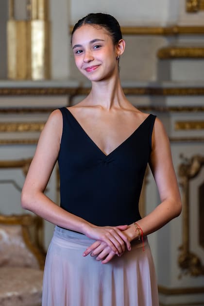 "¡Yo también quería ver a Marianela. La esperaba para tomar inspiración. Voy a dar lo mejor, no me va a salir como ella, es imposible, pero espero que sea un buen espectáculo”, dice Romina García