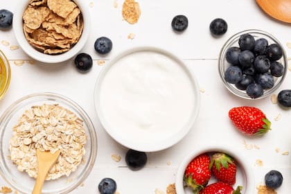 Yogur y frutas, dentro de la recomendación