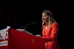 Yolanda Díaz en el 13° Congreso Confederal de CCOO