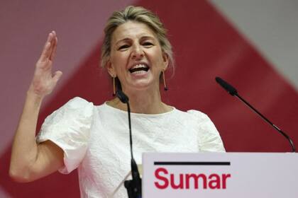 Yolanda Díaz está al frente de la coalición Sumar, heredera de la desaparecida Unidas Podemos