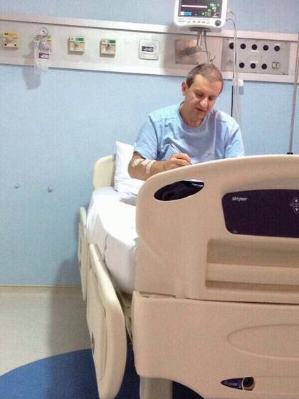 Youssef, en el hospital: una imagen para desmentir los rumores