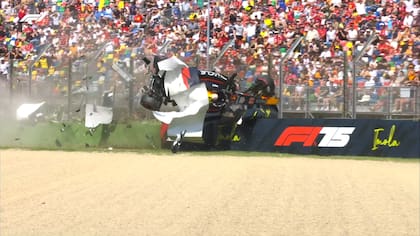 Yuki Tsunoda tuvo uno de los peores accidentes del último tiempo en la qualy del GP de Emilia-Romagna