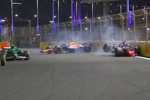 Yuki Tsunoda y Pierre Gasly chocaron en la primera vuelta y los dos quedaron afuera del Gran Premio de Arabia Saudita
