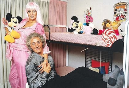 Yuyito González y Guillermo Coppola, cuando esperaban su primera hija