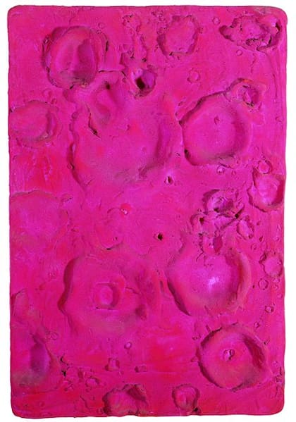 Yves Klein, Relieve planetario rosa Luna II (RP 21), 1961