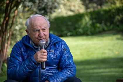 Yvon Chouinard se emocionó en la presentación de Casa Frey en Bariloche