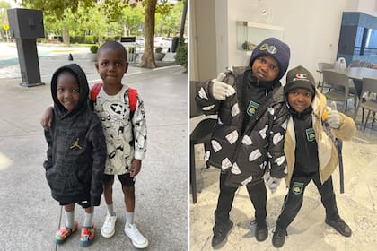 Zac y Bibi tienen 5 y 7 años; viven rodeados de amor de Gabriella y José y su gran familia; y asisten al colegio diariamente (Fotos: Gentileza Gabriella y José)