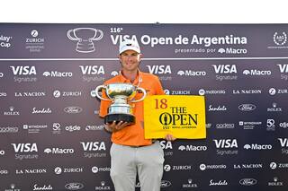 La emocionante llamada del norteamericano campeón tras ganar el VISA Open en Nordelta
