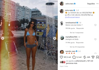 Zaira mostró toda su sensualidad en la producción de fotos