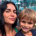 Zaira Nara celebró el récord de su hijo Viggo von Plessen en la Patagonia