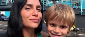 Zaira Nara celebró el récord de su hijo Viggo von Plessen en la Patagonia