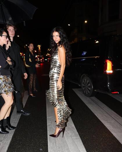 Luego del desfile, Ziara brilló en la fiesta de Rabanne
