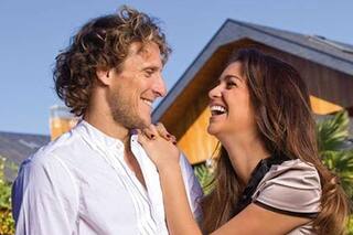 El picante gesto de Zaira Nara cuando le dijeron que Diego Forlán “huyó” de su familia