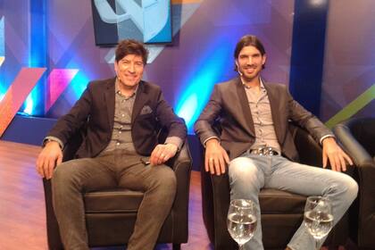Zamorano y Abreu en Más que fútbol