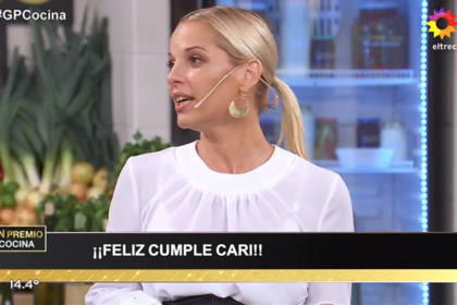 Zampini se mostró sorprendida por la sorpresa de Asta