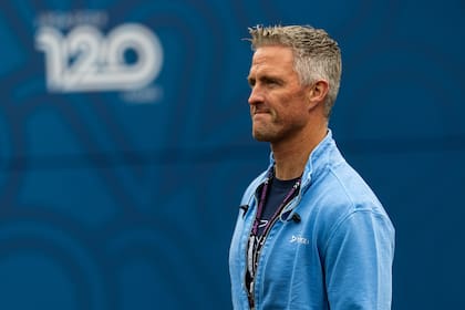 ZANDVOORT, NETHERLANDS - AUGUST 24: Ralf Schumacher walks in the paddock during practice/qualifying ahead of the F1 Grand Prix of Netherlands at Circuit Zandvoort on August 24, 2024 in Zandvoort, Netherlands. (Photo by Kym Illman/Getty Images)