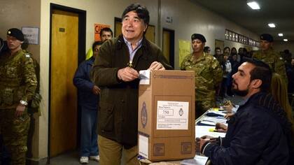 Zannini fue a votar en Río Gallegos y después viaja a Buenos Aires