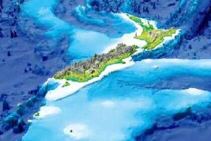 Zealandia, debajo del territorio de Nueva Zelanda, es considerado el continente más joven, más delgado, más sumergido que se ha encontrado hasta ahora