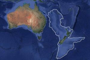 El mapa que muestra cuán grande era el continente sumergido en el Pacífico que tardaron 375 años en encontrar