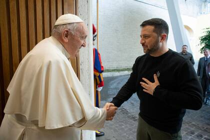 Zelensky se reunió con el papa Francisco