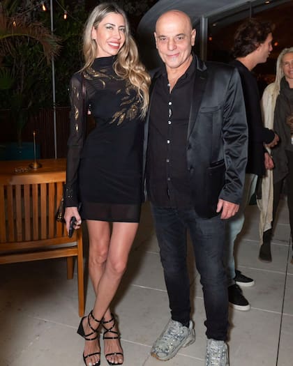 Zeta Bosio y su mujer, Estefanía Iracet.